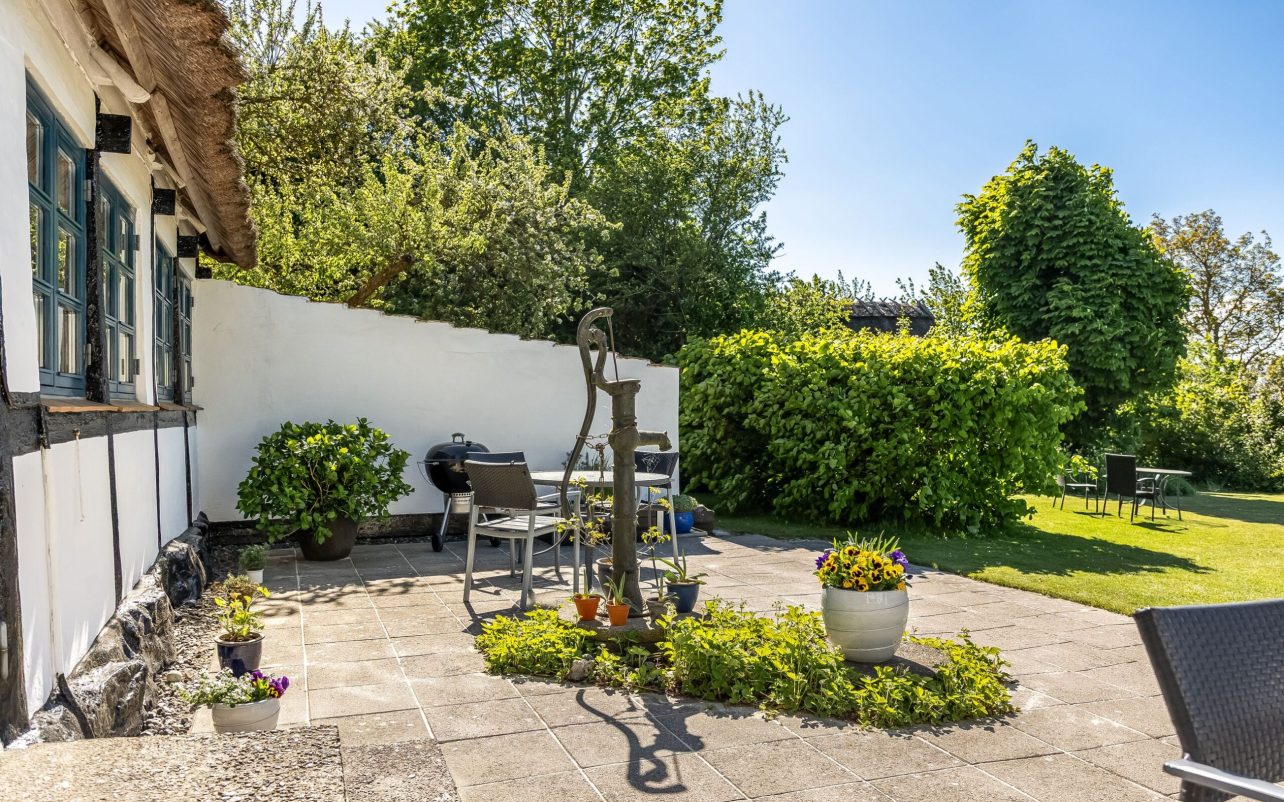Terrasse ud mod vandet