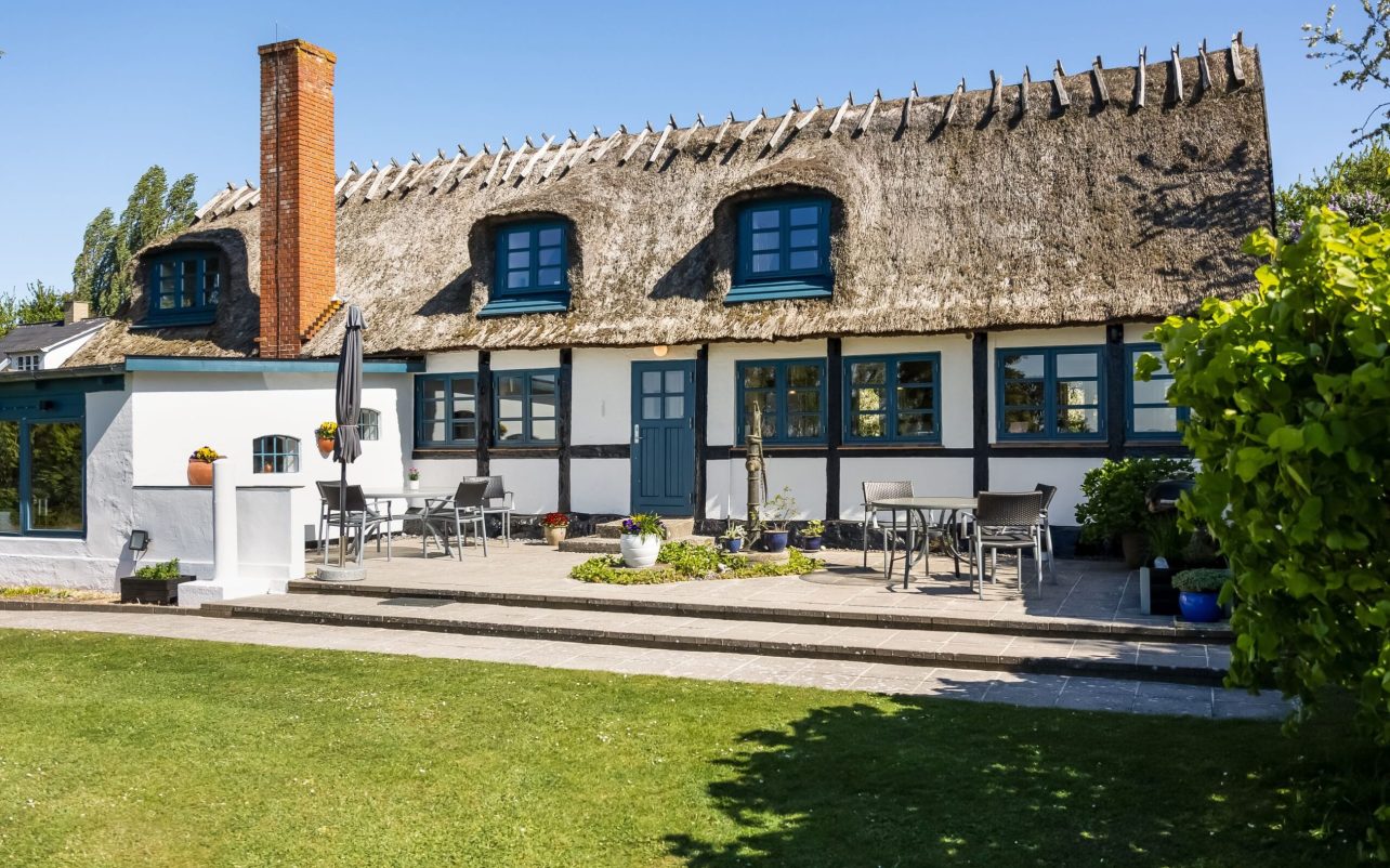 Terrasse ud mod vandet