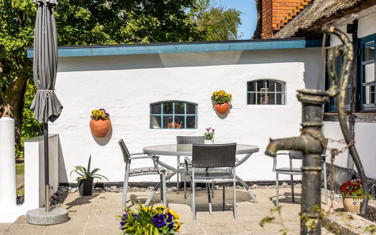 Terrasse ud mod vandet