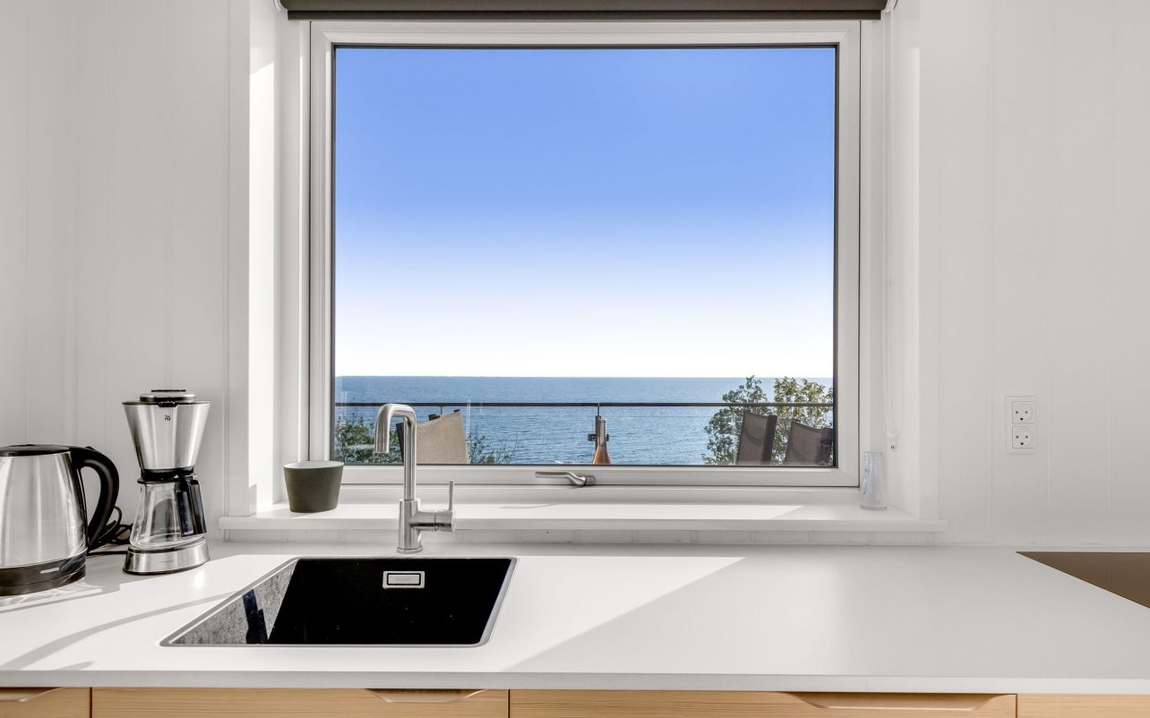 Udsigten fra køkkenet