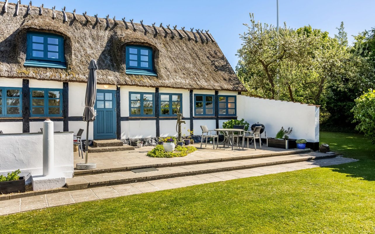 Terrasse ud mod vandet