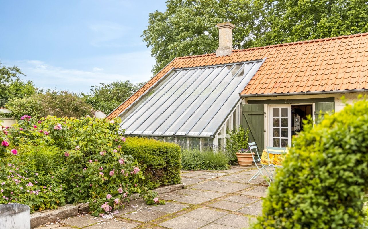 Gårdhaven og orangeri