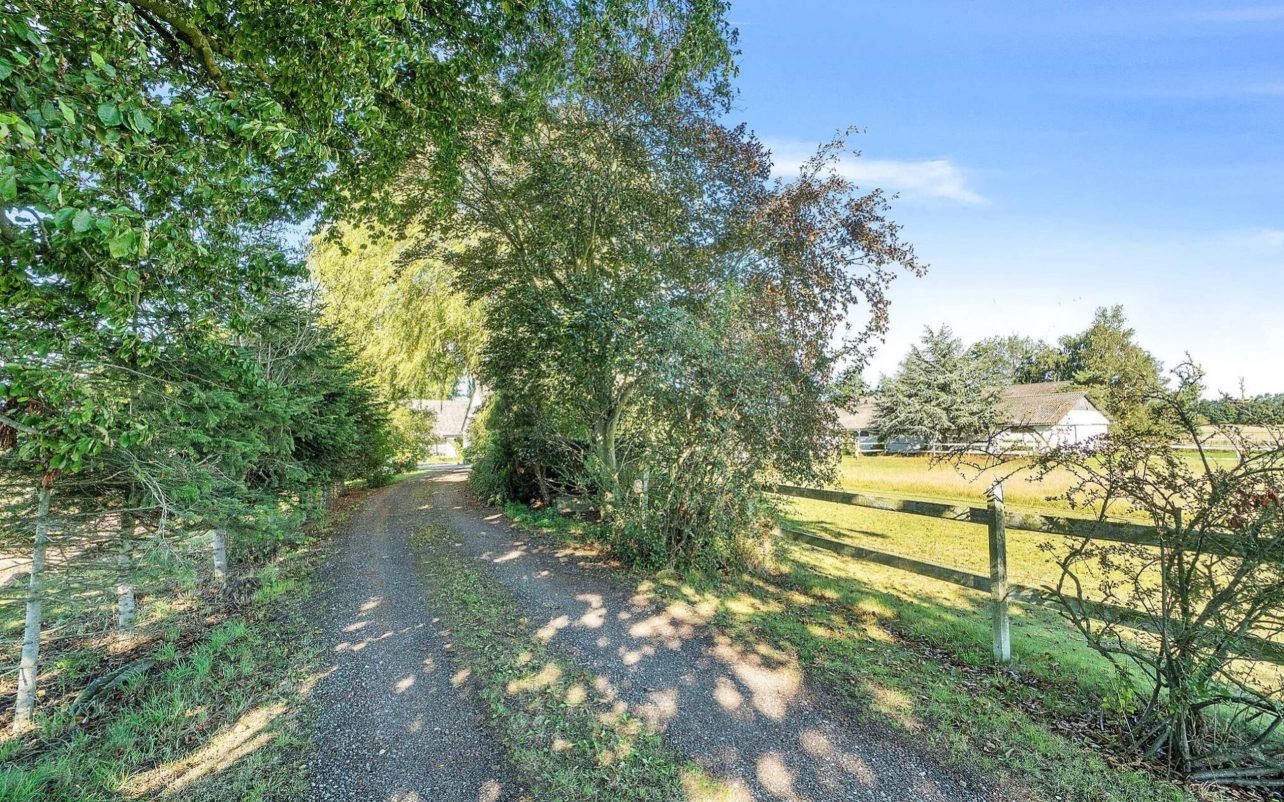 Vejen op til ejendommen