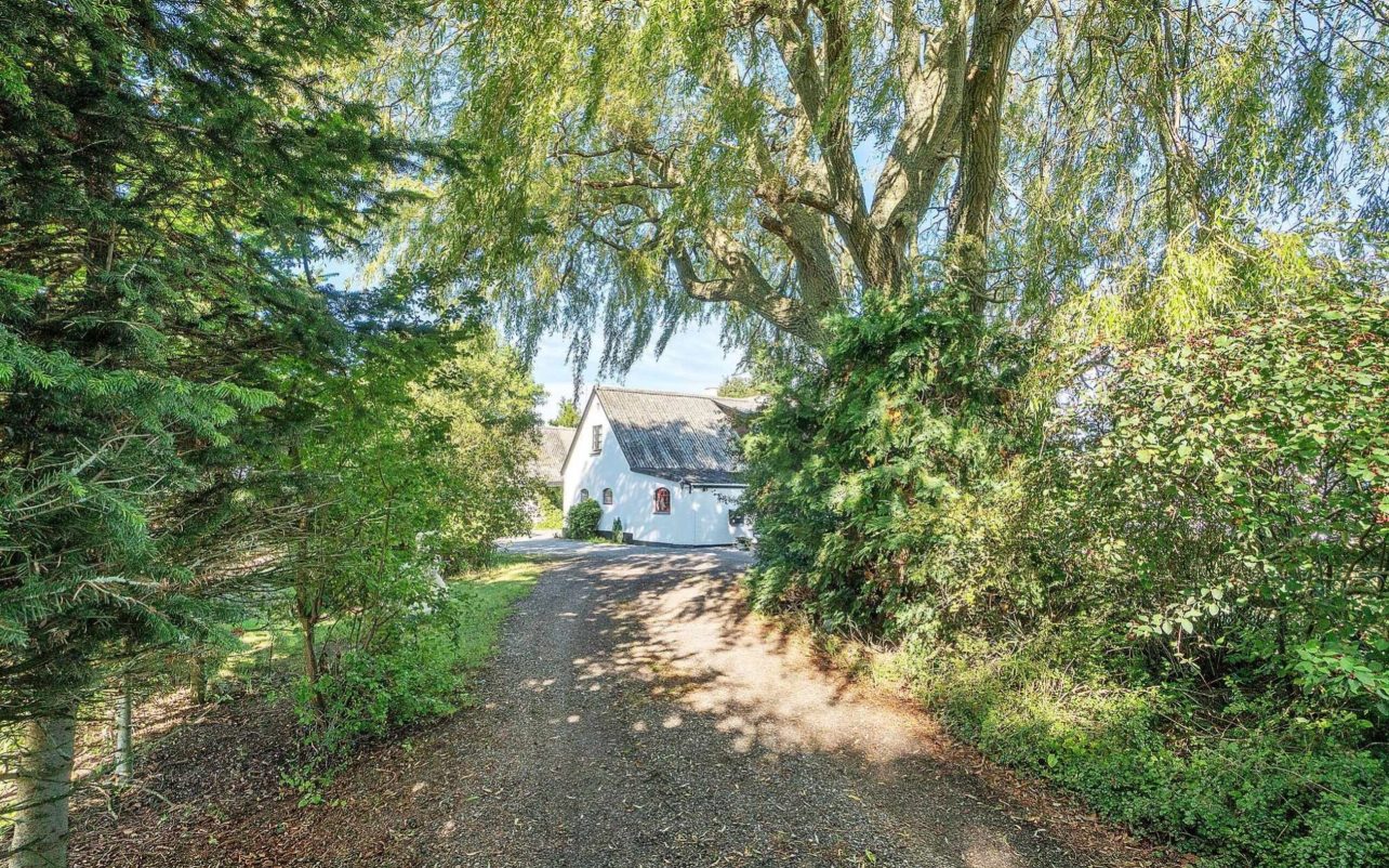 Vejen op til ejendommen