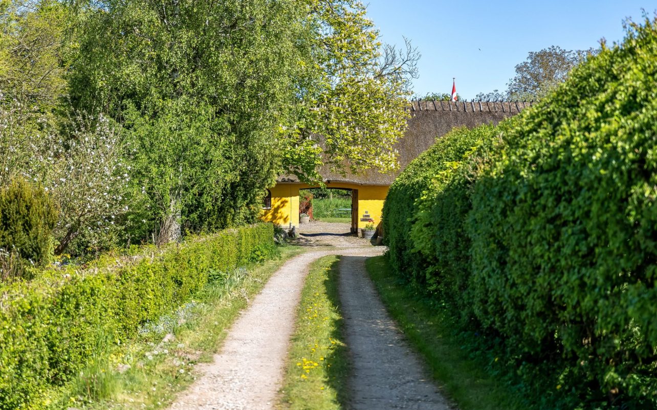 Indkørsel til gården